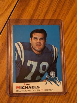 1969 Topps #116 Lou Michaels Baltimore Colts Football Card