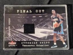 STROMILE SWIFT 2001-02 Fleer Genuine Final Cut Game Worn Jersey Grizzlies