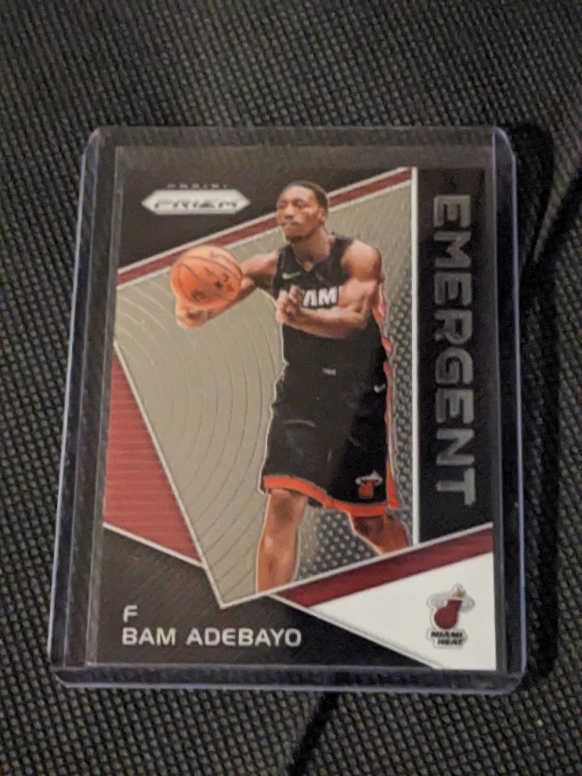 2017-18 Panini Prizm Emergent Bam Adebayo Rookie . Miami Heat #EM-BAM