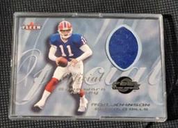 2000 Fleer Tradition Feel the Game Game Worn Rob Johnson Used Jersey