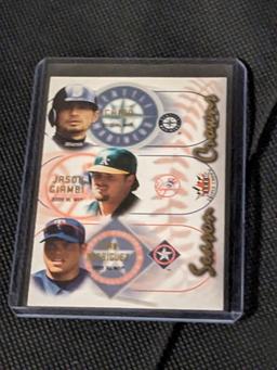 2002 Fleer Triple Crown Season Crowns Ichiro Suzuki Jason Giambi Ivan Rodriguez