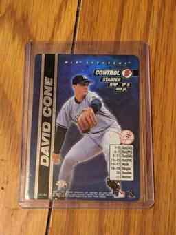 2000 MLB Showdown David Cone 1st Edition Holo Foil New York Yankees Card