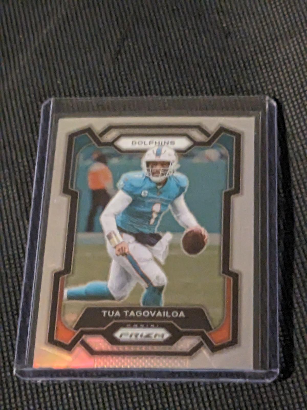 2023 Panini Prizm Tua Tagovailoa HOLO-SILVER Miami DOLPHINS