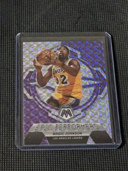 2022-23 Panini Mosaic Epic Performers Magic Johnson Silver Prizm #14