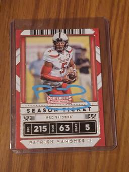 Patrick Mahomes II  autographed card w/coa