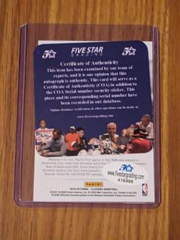 Chris Paul autographed card w fivestar grading /coa