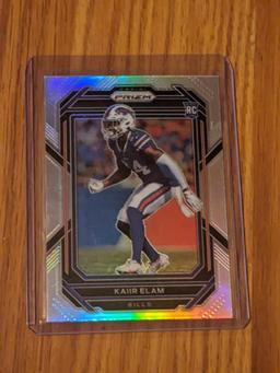 2022 Panini Prizm Kaiir Elam SILVER Prizm RC #374 Buffalo Bills Rookie RC