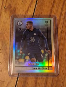 2020-21 Topps Merlin TINO ANJORIN RC Rookie Silver Refractor No 86 CHELSEA