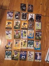 x27 NFL lot, includes rookies such as JK DOBBINS/ green sp foil/ henry ruggs ETC See pictures