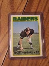 1972 Topps Marv Hubbard #54 Oakland Raiders NFL Football Vintage