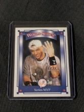 Derek Jeter 2001 Fleer Tradition World Series MVP #419 Yankeea