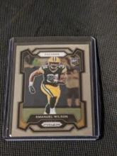 2023 Panini Prizm Football Emanuel Wilson Base Rookie RC #335 Packers