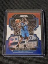 2021-22 Panini Prizm Prizms Red White and Blue #253 Tracy McGrady SP