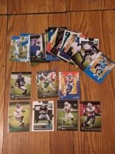 x36 card nfl lot with foil SP cards, michael pittman Rated Rookies,rc's, etc See pictures