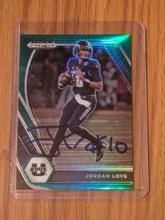 Jordan Love autographed card w/coa