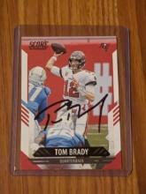 Tom Brady autographed card w/coa
