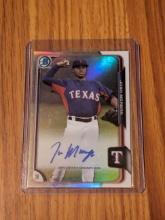 Josh Morgan auto 237/499 SP 2015 Bowman Chrome