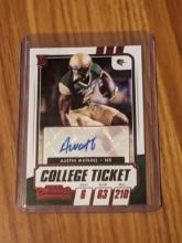 Austin Watkins 2021 Contenders Draft Picks College Game Ticket red foil insert SP