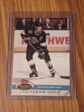 WAYNE GRETZKY NHL HOF - 1991 STADIUM CLUB MEMBERS ONLY - ALWAYS A GENTLEMAN CARD