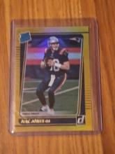 2021 Donruss MAC JONES Press Proof Gold Holo Rated Rookie Premium Stock #255 RC