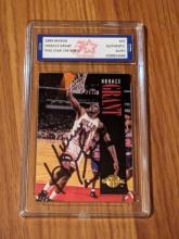 Horace Grant 1994 Skybox auto authenticated by Fivestar Grading Graded