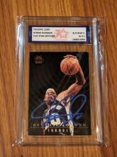 Dennis Rodman 1994 auto Authenticated by Fivestar Grading Graded