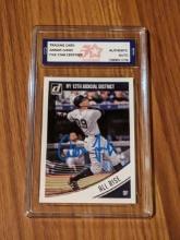 Aaron Judge 2018 Donruss auto Authenticated by Fivestar Grading Graded