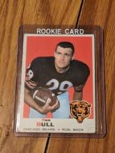 1969 TOPPS FOOTBALL CARD #164 RON BULL CHICAGO BEARS VINTAGE/EAGLES/BAYLOR/NFL