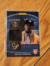 Orhian Johnson Patch RC 2013 Panini nfl debut