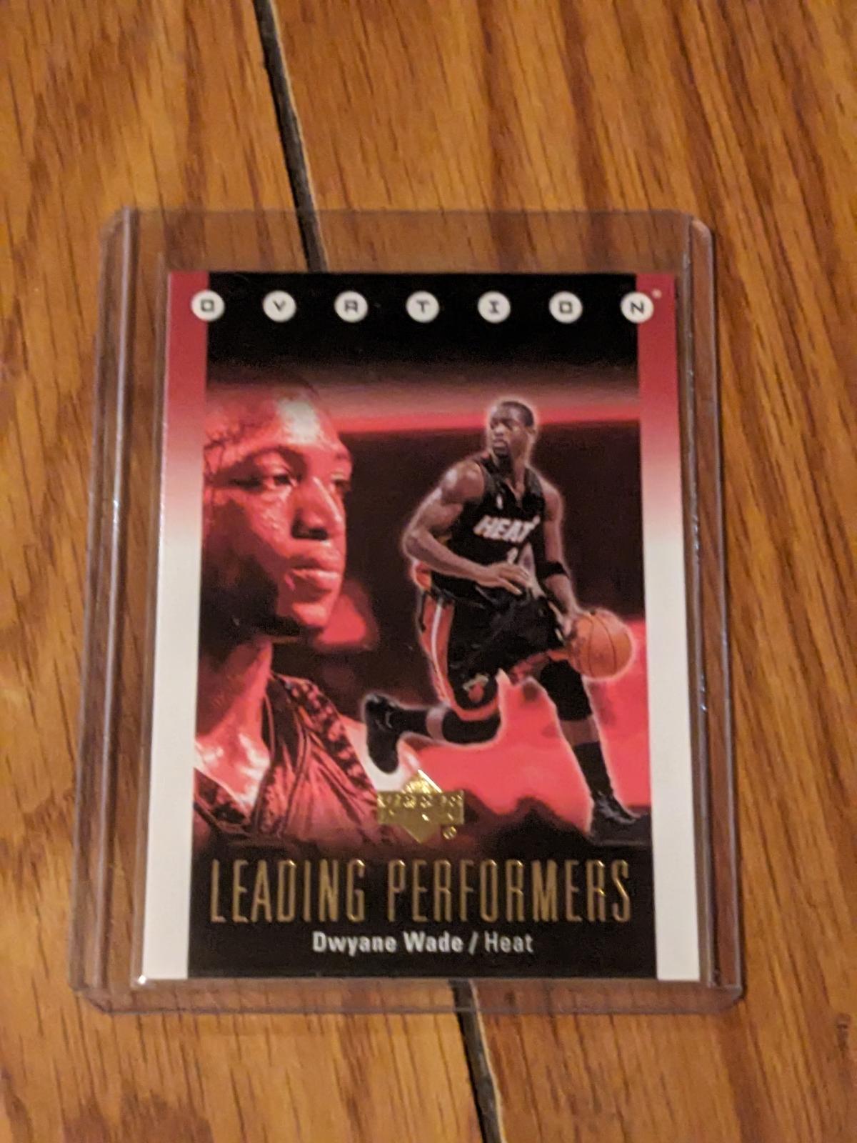 2006 Upper Deck Ovation LP-DW Dwyane Wade Leading Performers