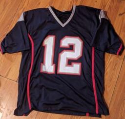 Tom Brady autographed jersey with coa /New England Patriots