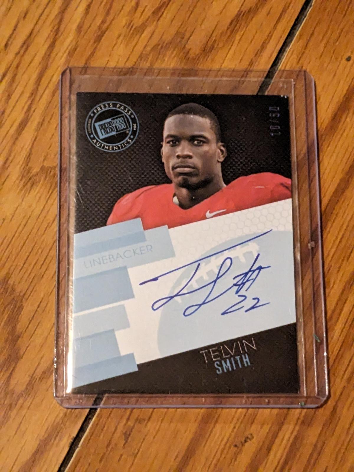 2014 Press Pass Telvin Smith #PPS-TS Auto