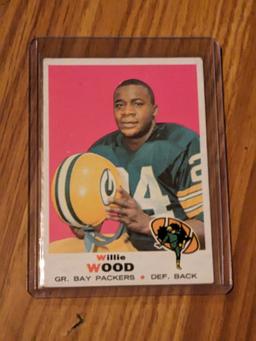 1969 TOPPS Willie Wood card #168
