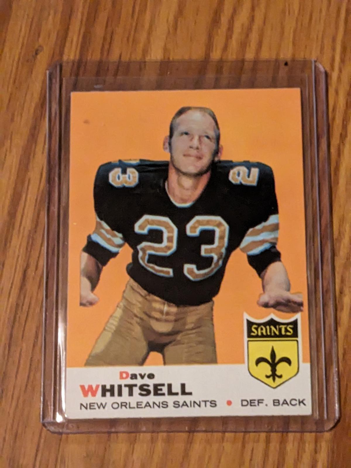 DAVE WHITSELL - 1969 TOPPS - BASE CARD # 14 - LIONS