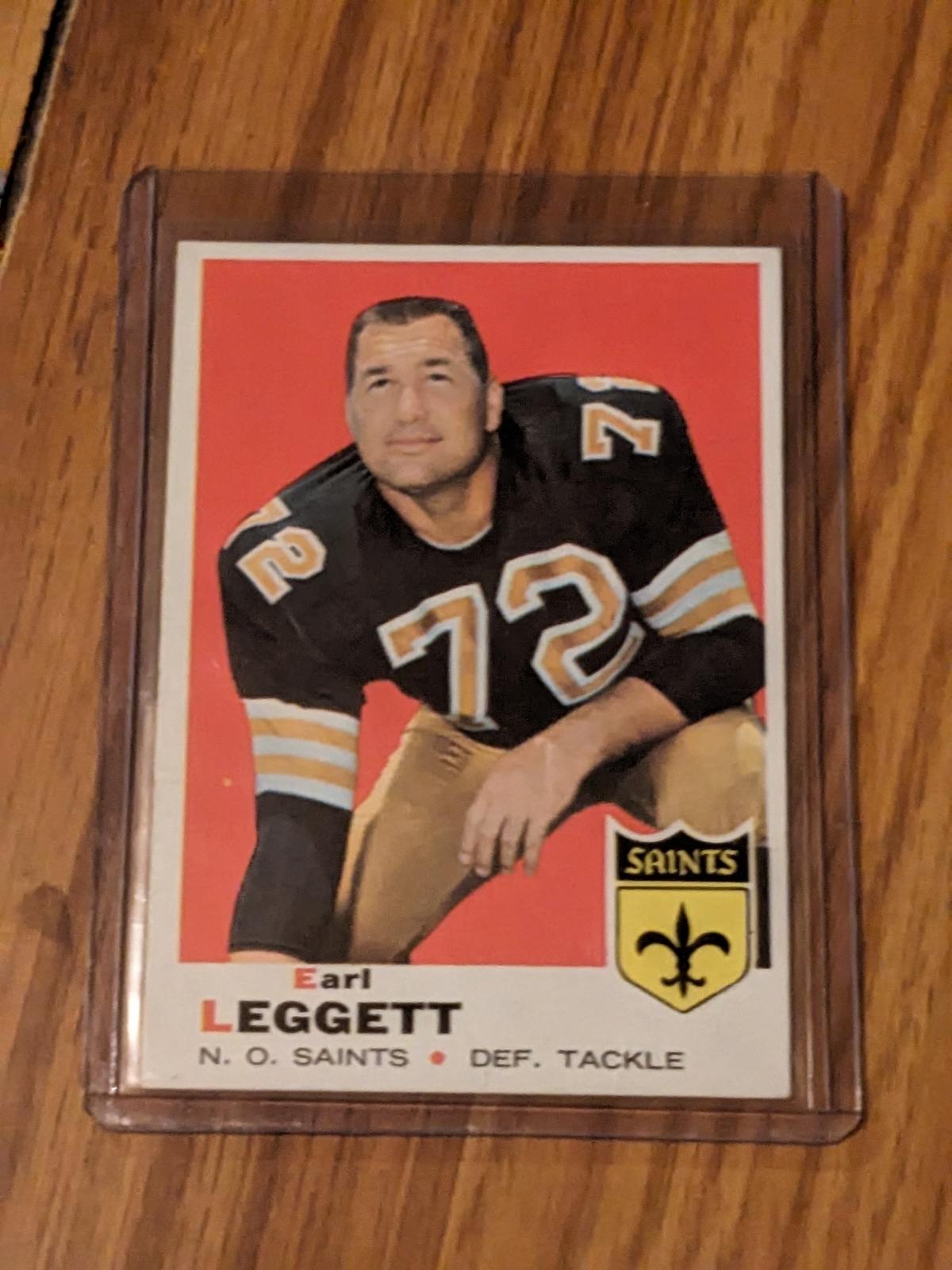 1969 Topps #196 Earl Leggett