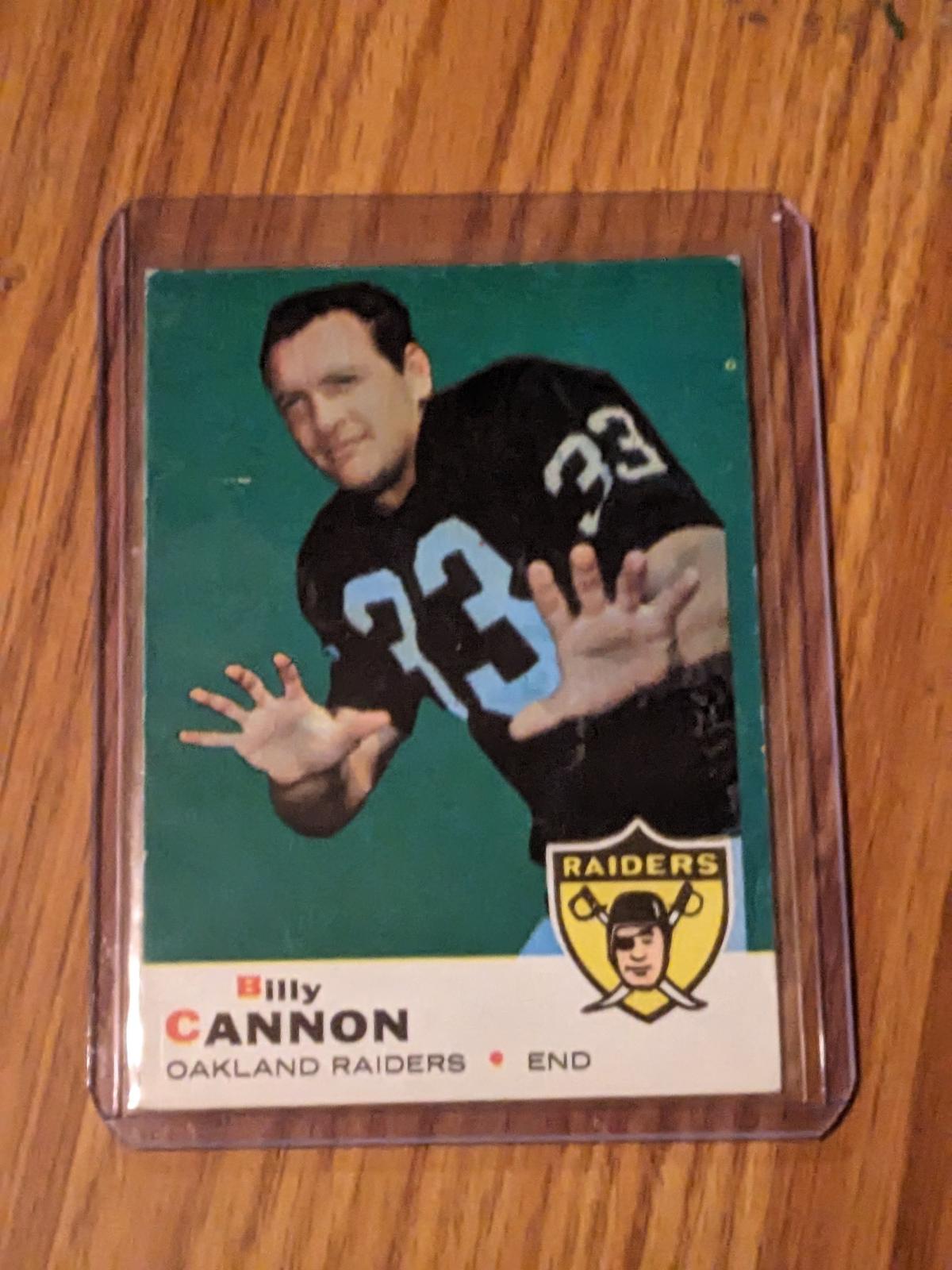 1969 Topps Football Billy Cannon #68 Vintage