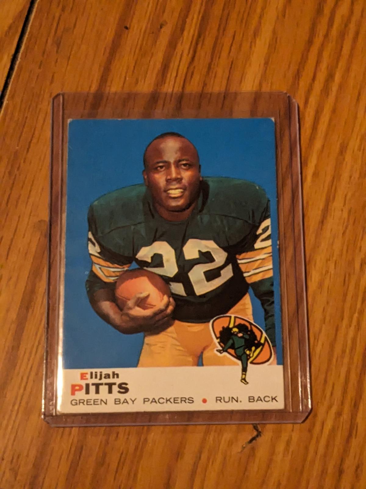 1969 Topps ELIJAH PITTS #102 GREEN BAY PACKERS Vintage