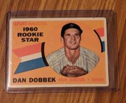1960 Topps - Sport Magazine 1960 Rookie Star #123 Dan Dobbek