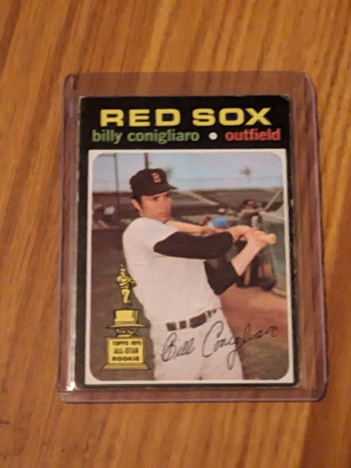 1971 TOPPS BILLY CONIGLIARO #114 BOSTON RED SOX GOLD TROPHY