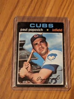 1971 Topps Baseball Paul Popovich