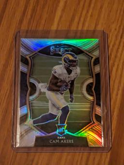 Cam Akers ROOKIE CARD Silver Prizm 2020 Panini Select #55 LA Rams SP (RC)