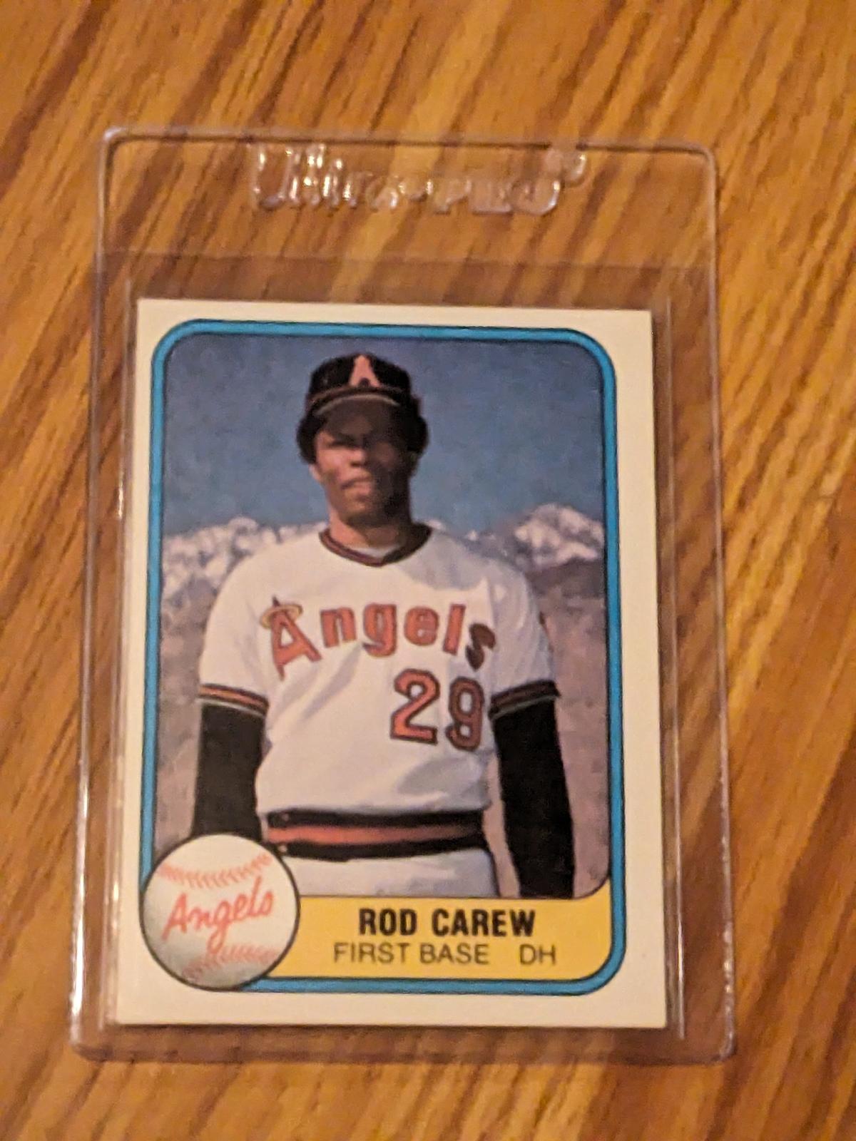 1981 Fleer Rod Carew #268 California Angels Baseball Card