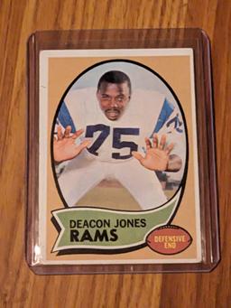 1970 Topps Deacon Jones #125 Los Angeles Rams Vintage NFL Football card HOF