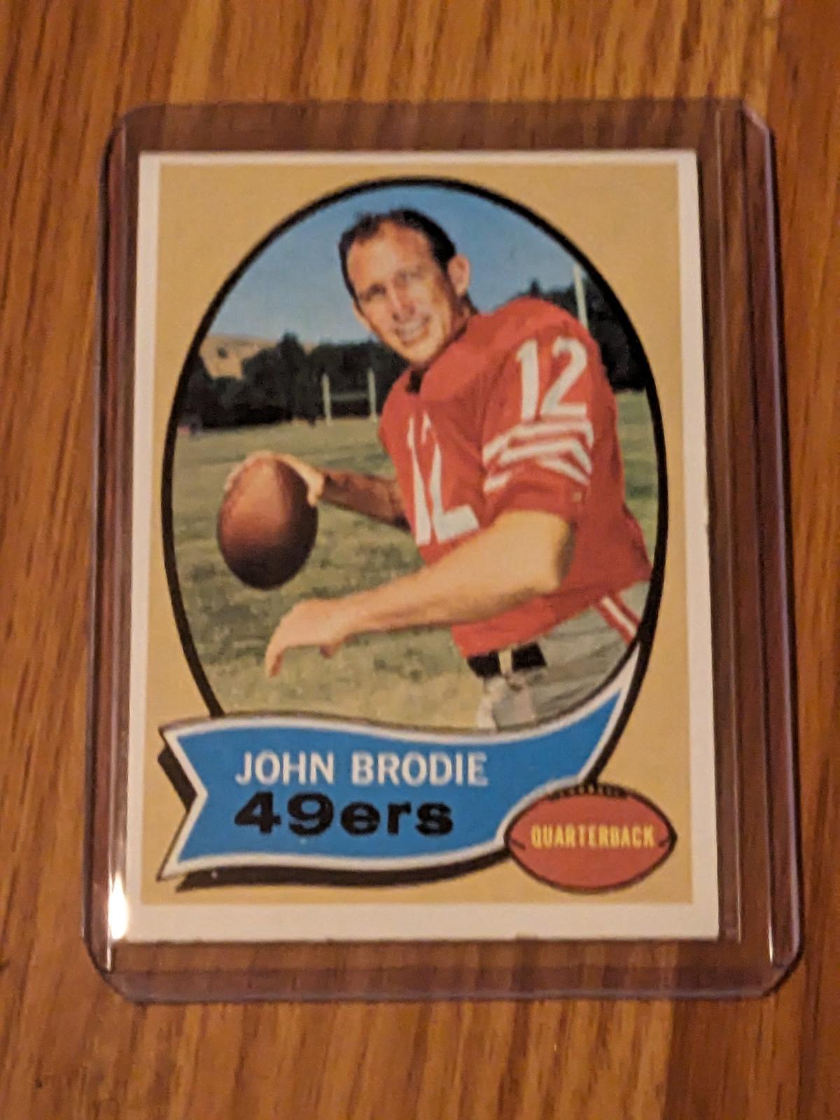 1970 Topps #130 John Brodie 49ers