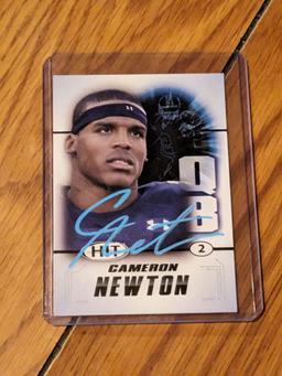 Cameron Newton autographed card w/coa