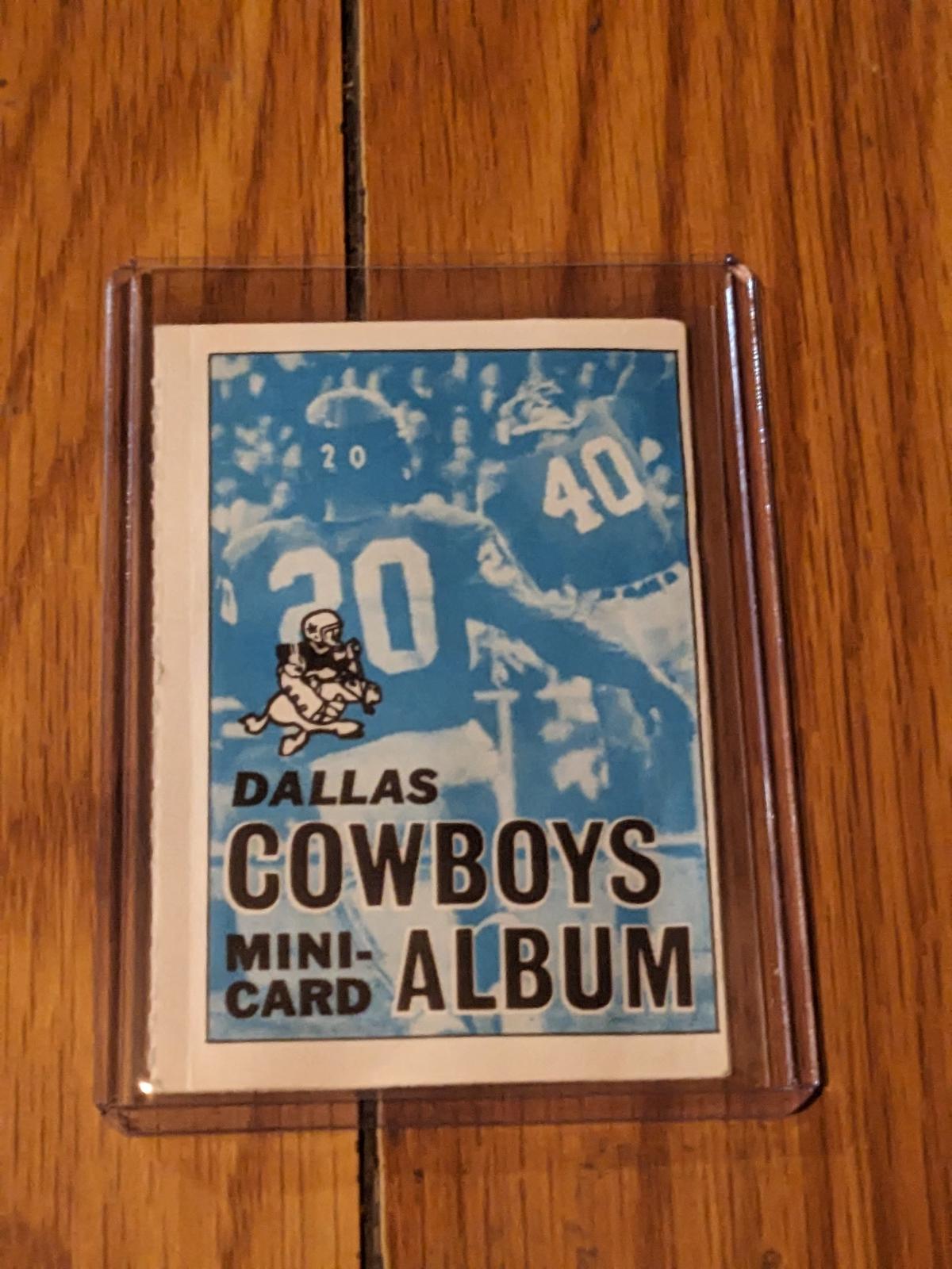 1969 TOPPS NFL Football #5 Dallas Cowboys Mini Card Stamps Album
