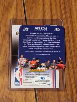 Allen Iverson autographed card w/coa