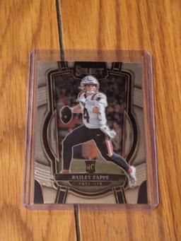 2022 Panini Select Bailey Zappe Club Level Rookie RC No.231 Patriots