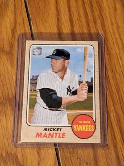 2021 Topps X Mickey Mantle #38 1968 Topps New York Yankees
