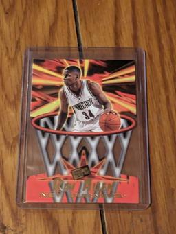 1996 PRESS PASS BASKETBALL PARALLEL NET BURNERS INSERT RAY ALLEN #NB39 OF 45